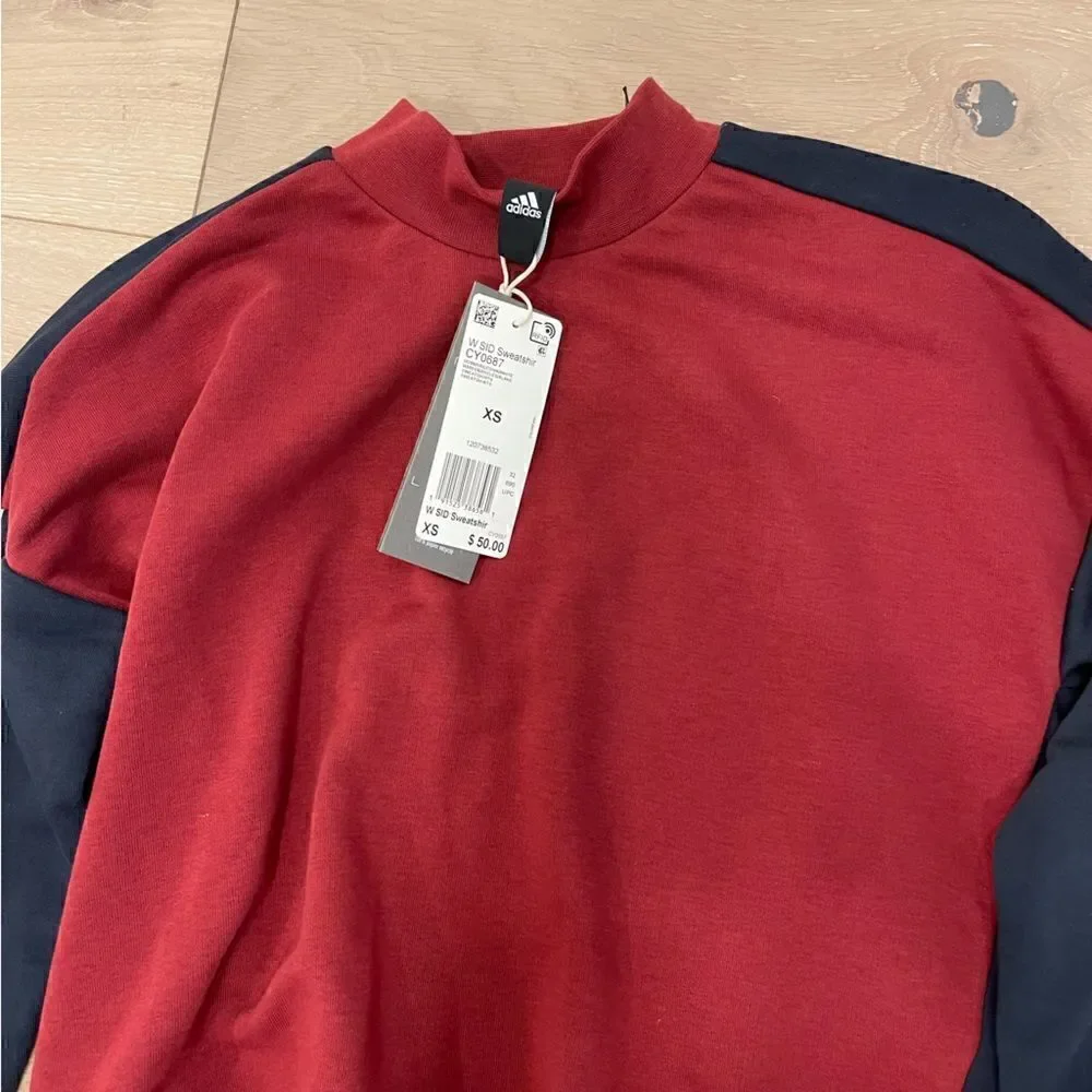 NWT Adidas Crop Top Sweatshirt